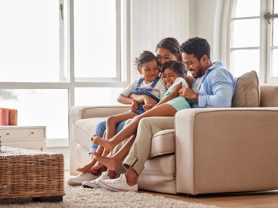 Family enjoying their Florida home